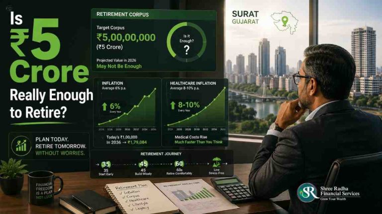 Is ₹5 Crore Enough to Retire in Surat? Retirement Planning Guide 2026