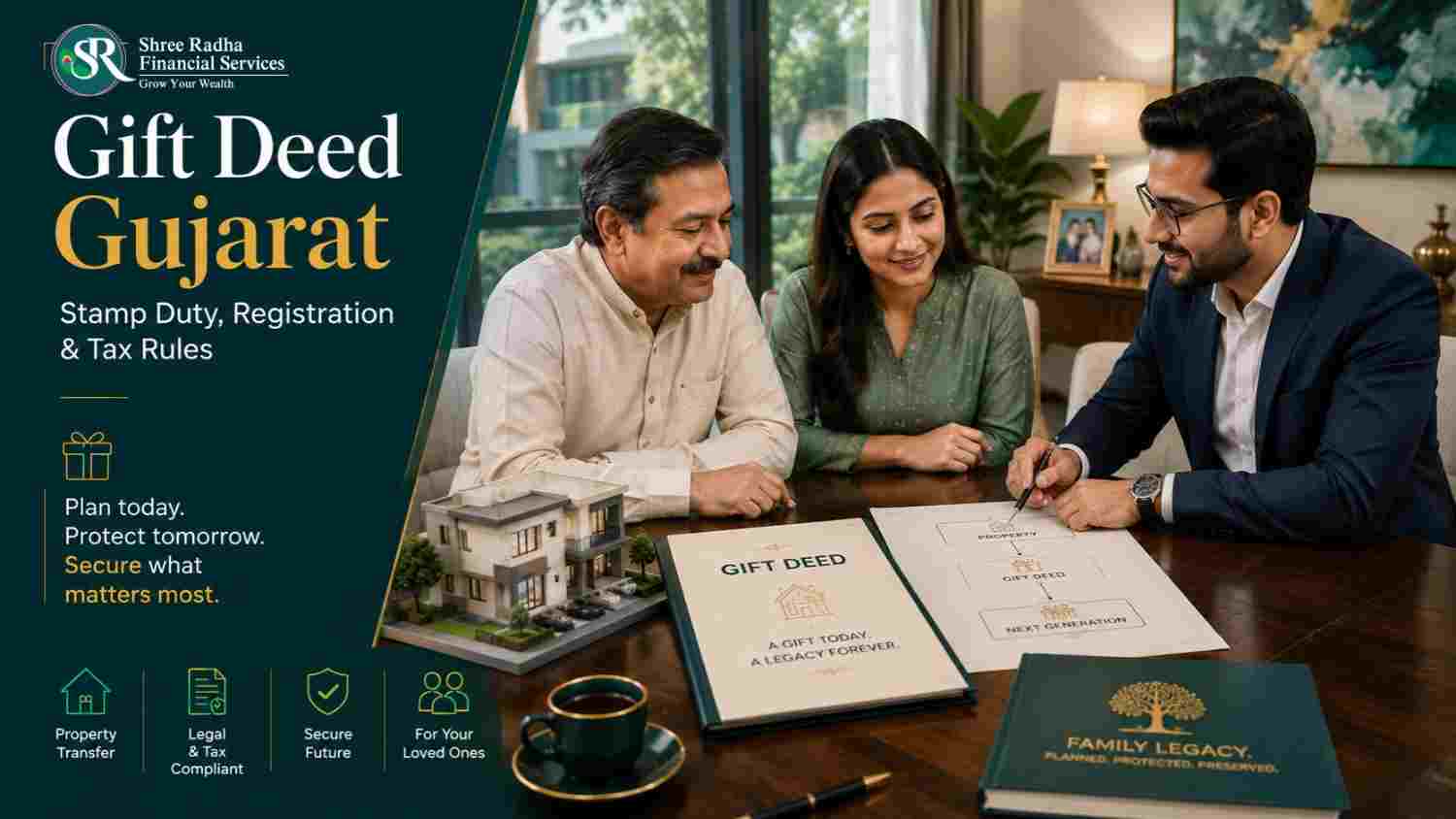 Gift Deed in Gujarat: Stamp Duty, Registration & Tax Rules (2026)