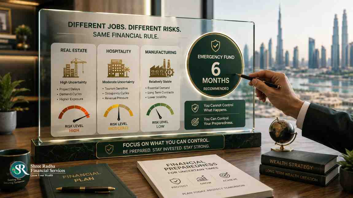 NRI families Dubai UAE emergency fund financial planning