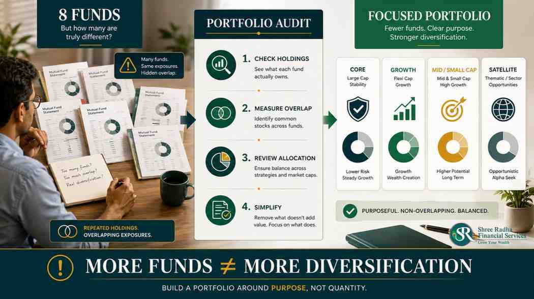 Mutual fund overlap SEBI 2026 check — sample portfolio audit