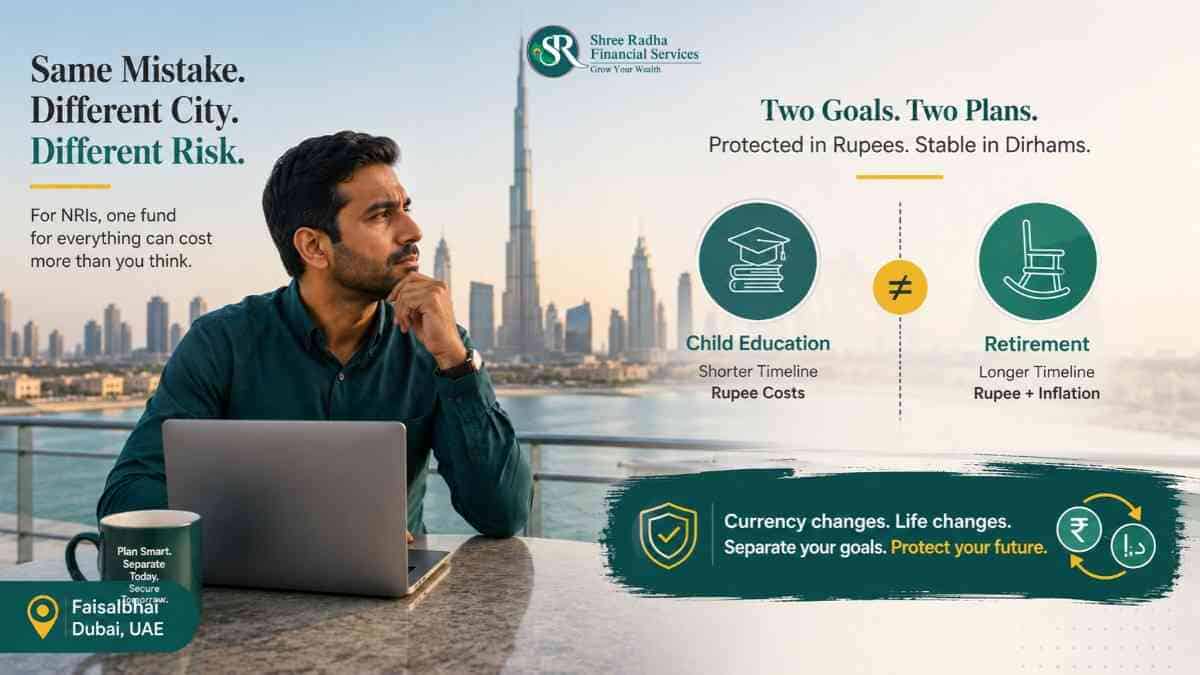 Checklist for separating child education fund and retirement fund in mutual fund portfolio
